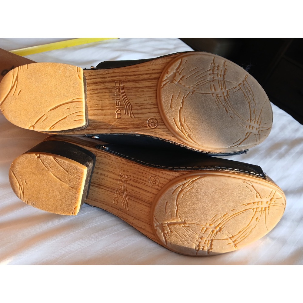 Dansko maci sandal clog black EU size 40 US 9 - Picture 3 of 6